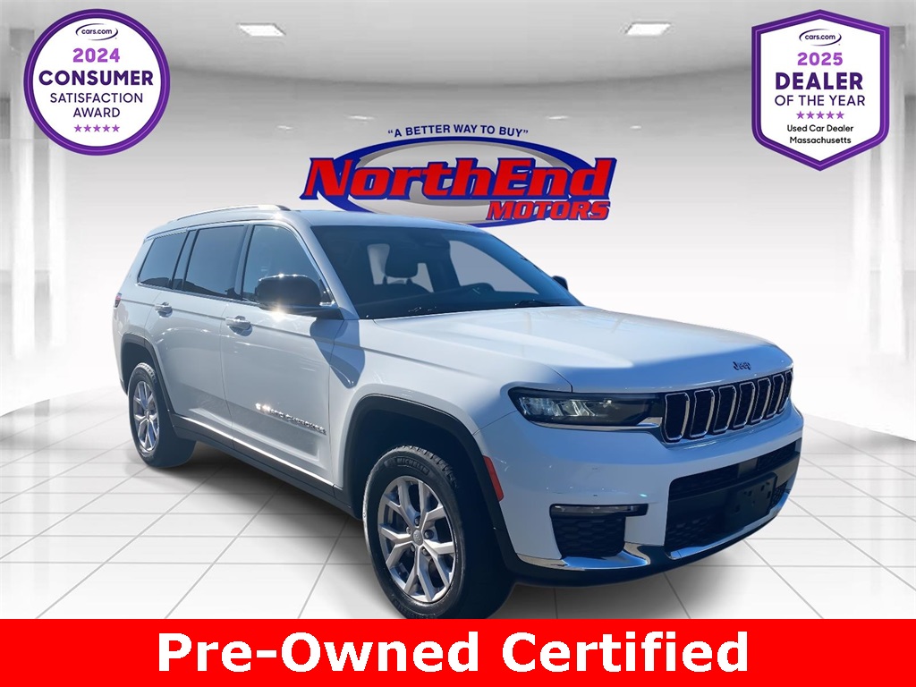 2021 Bright White Clearcoat Jeep Grand Cherokee L Limited SUV