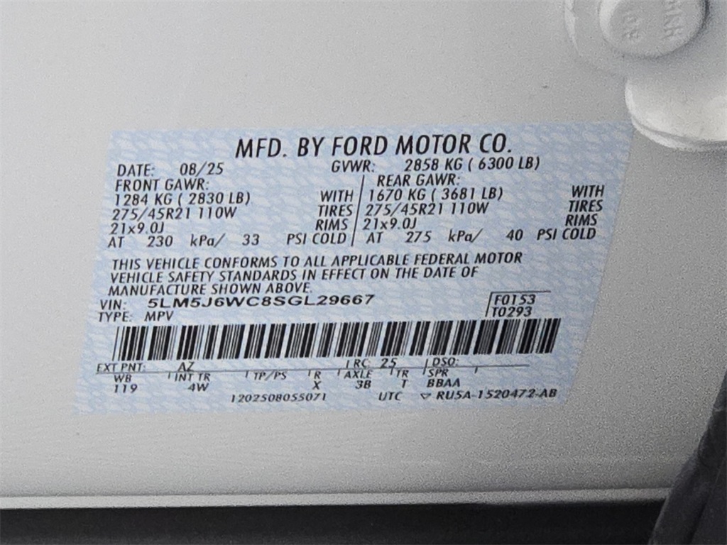 new 2025 Lincoln Aviator car