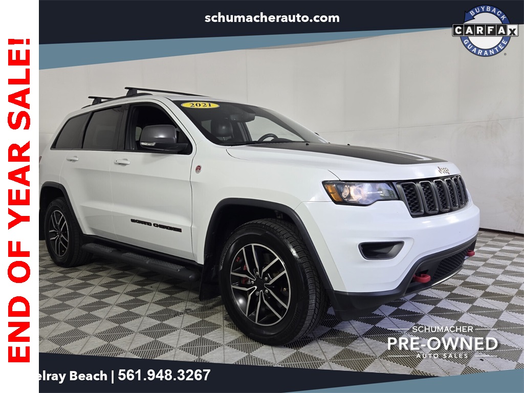 used 2021 Jeep Grand Cherokee car, priced at $16,988