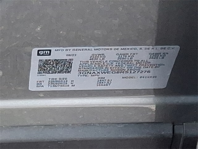 used 2024 Chevrolet Equinox car, priced at $27,550