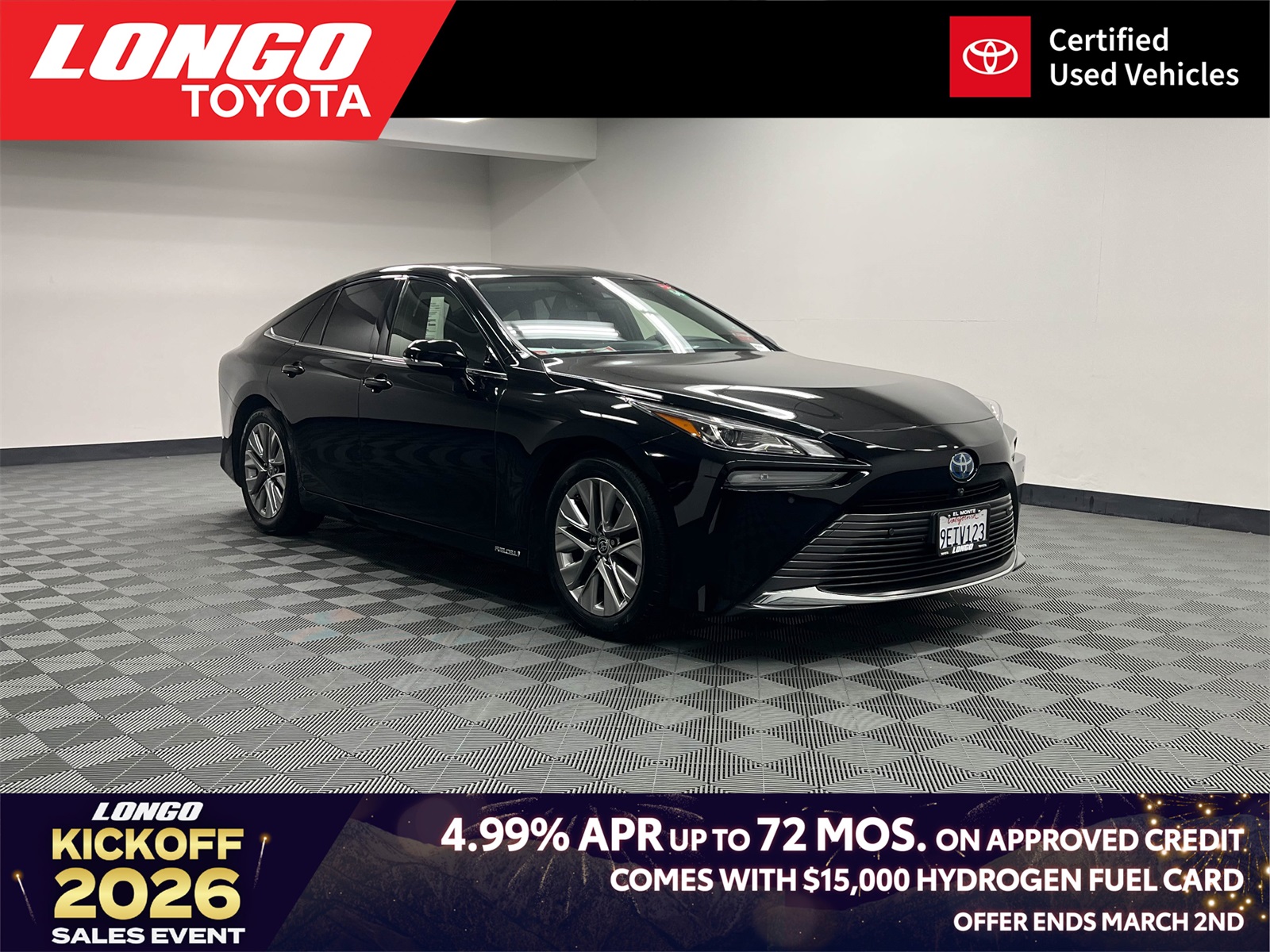 used 2022 Toyota Mirai car, priced at $13,288