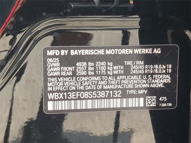 new 2025 BMW X1 car, priced at $57,525