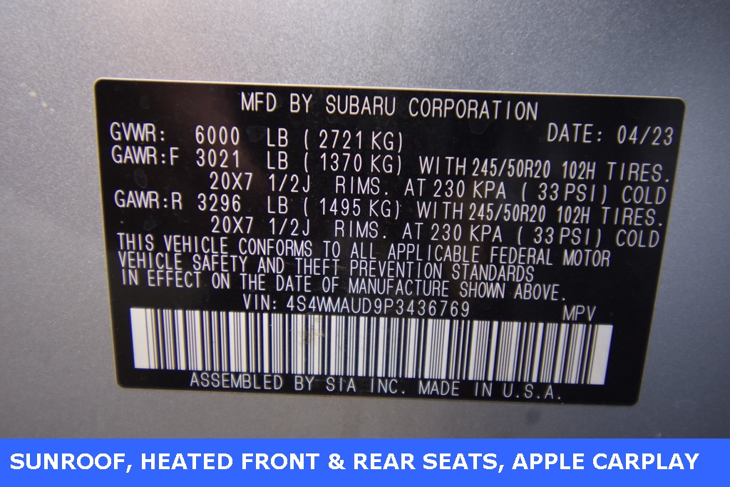 used 2023 Subaru Ascent car, priced at $32,989