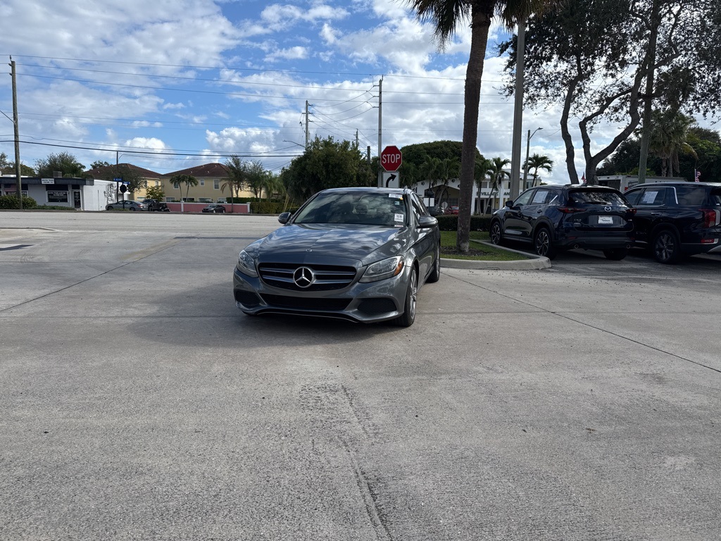 used 2018 Mercedes-Benz C-Class car, priced at $13,995