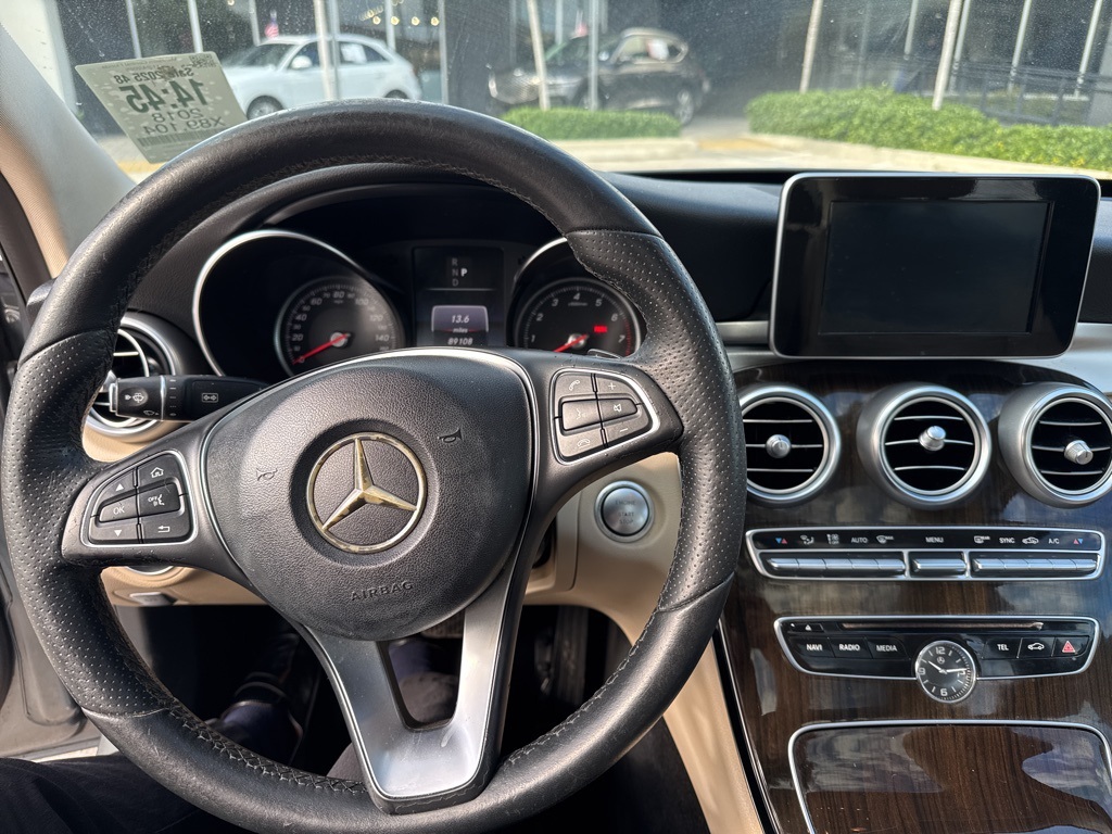 used 2018 Mercedes-Benz C-Class car, priced at $13,995