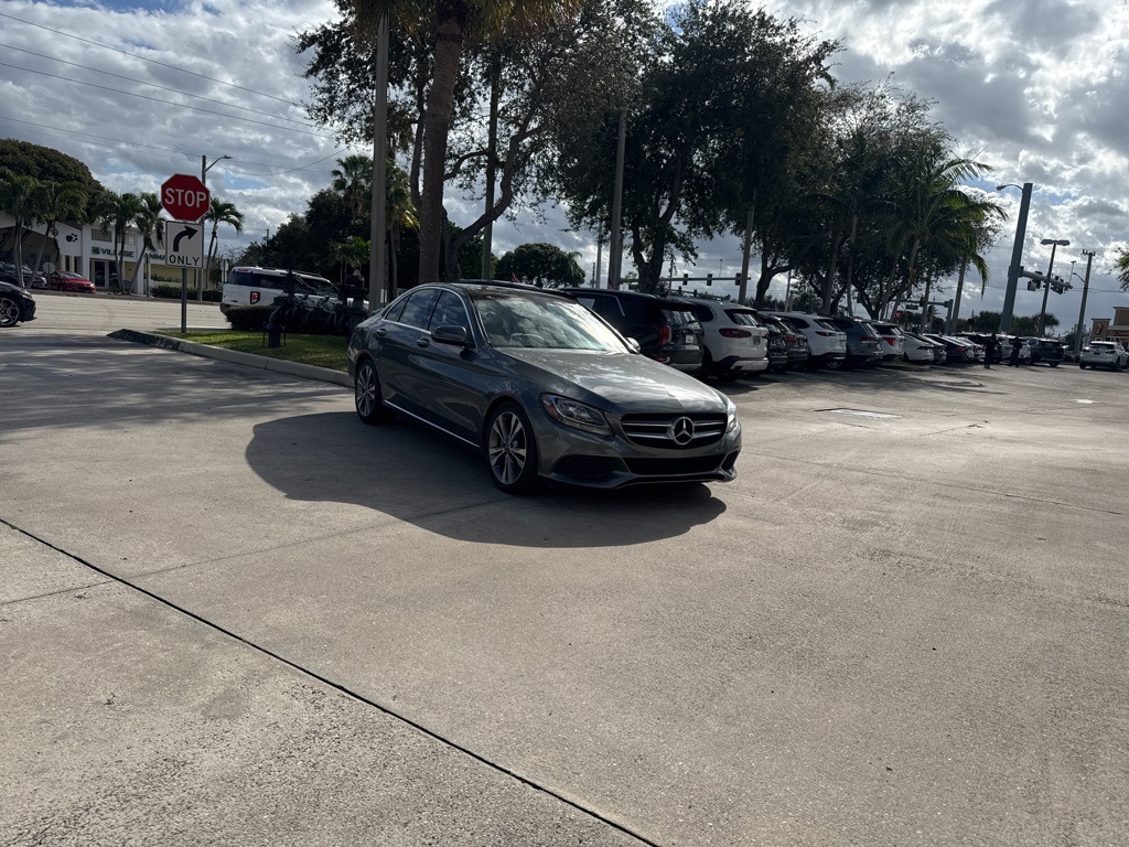 used 2018 Mercedes-Benz C-Class car, priced at $13,995