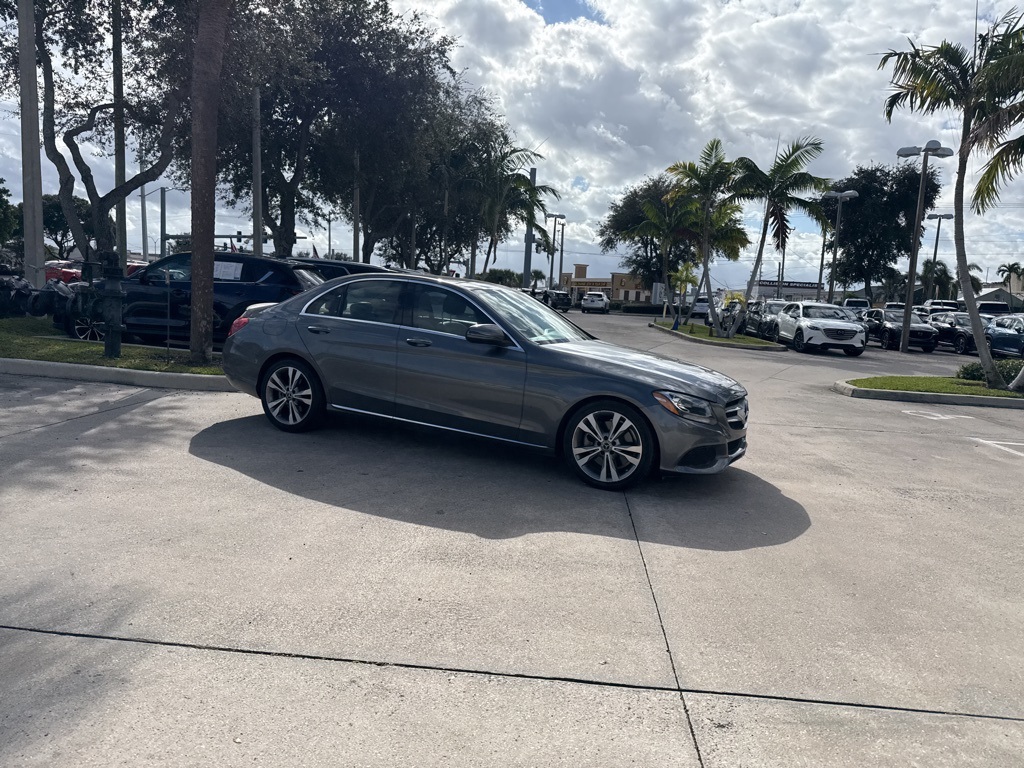 used 2018 Mercedes-Benz C-Class car, priced at $13,995