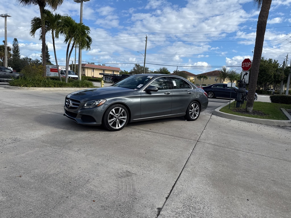 used 2018 Mercedes-Benz C-Class car, priced at $13,995