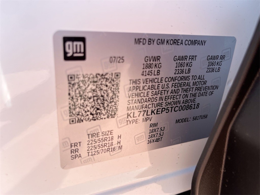 new 2026 Chevrolet Trax car, priced at $28,385
