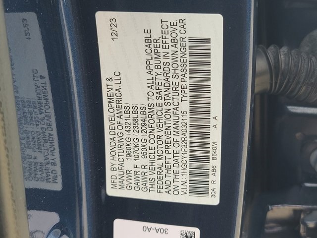 used 2024 Honda Accord car, priced at $27,000
