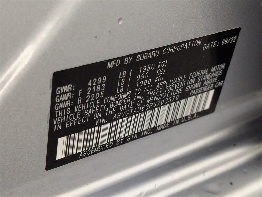 used 2023 Subaru Impreza car, priced at $21,328