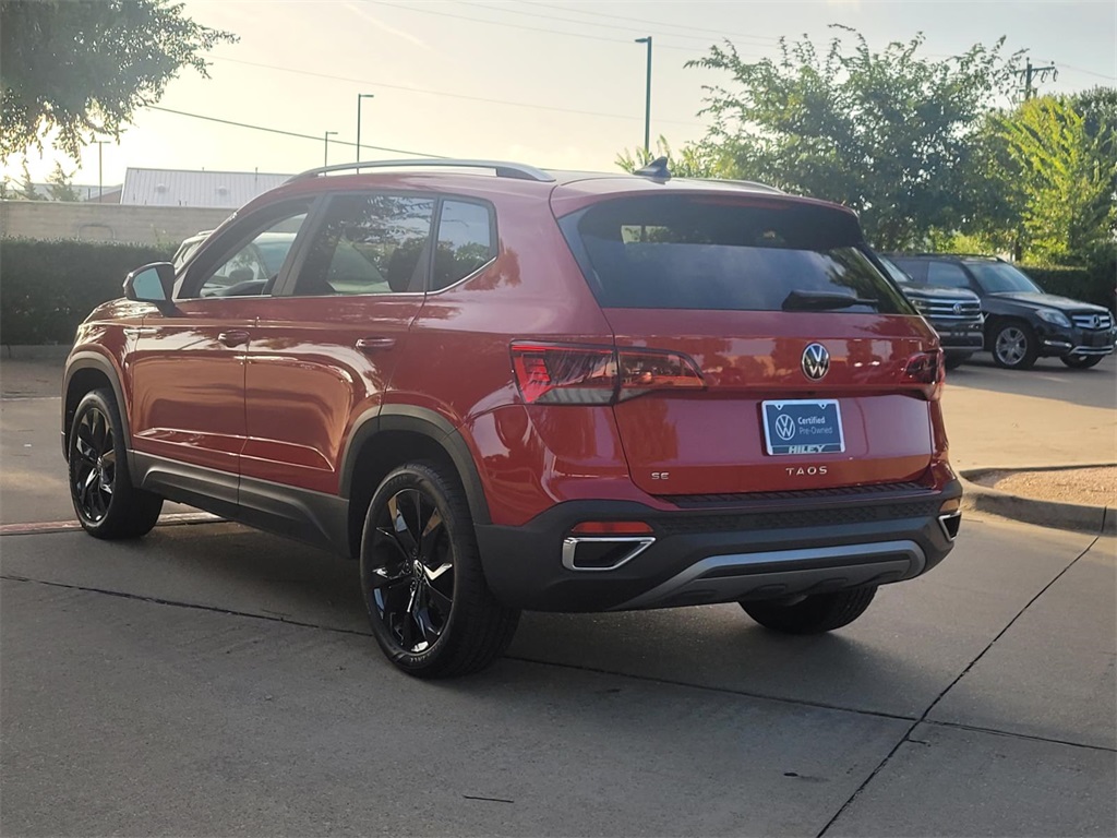 used 2024 Volkswagen Taos car, priced at $24,870
