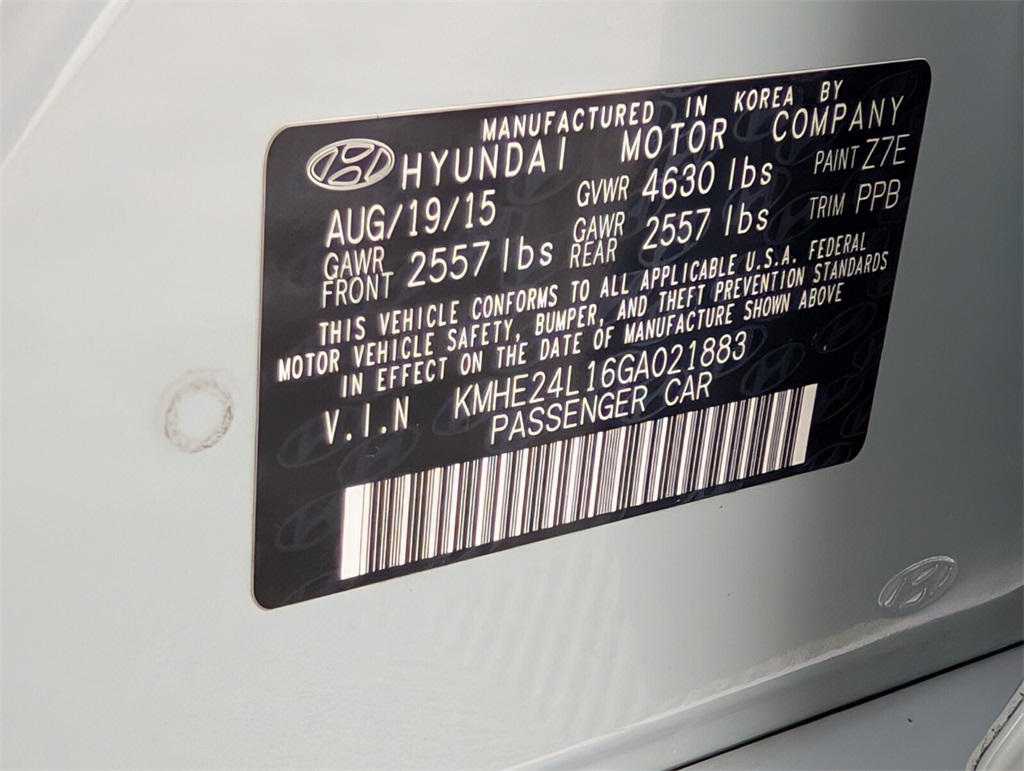 used 2016 Hyundai Sonata Hybrid car, priced at $12,000