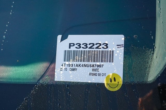 used 2022 Toyota Camry Hybrid car, priced at $27,293