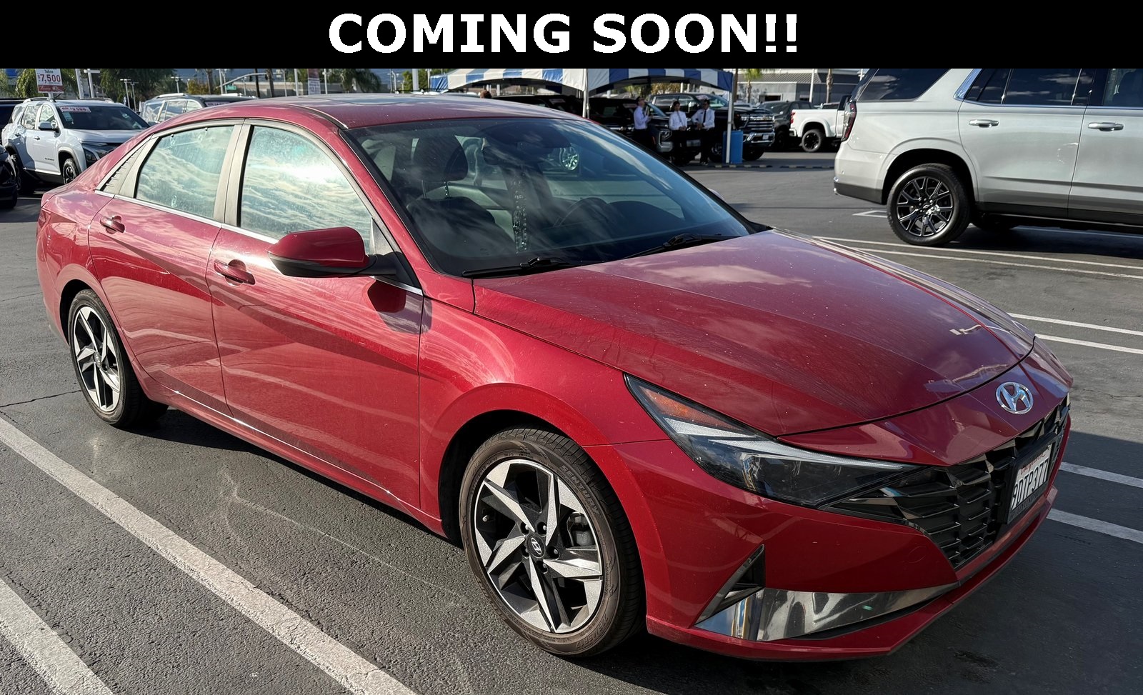 used 2023 Hyundai Elantra Hybrid car, priced at $21,997