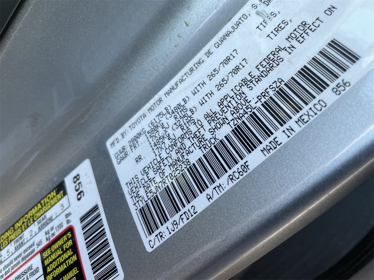 used 2024 Toyota Tacoma car, priced at $40,893