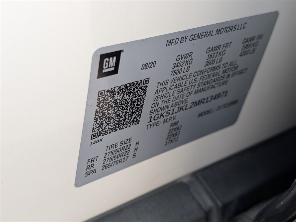 used 2021 GMC Yukon XL car, priced at $48,688