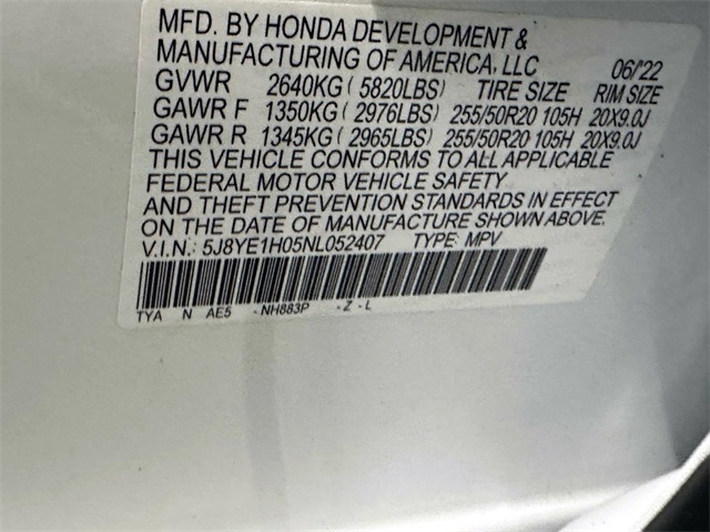 used 2022 Acura MDX car, priced at $41,666