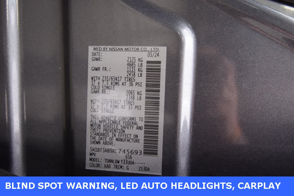 used 2024 Nissan Rogue car, priced at $24,714
