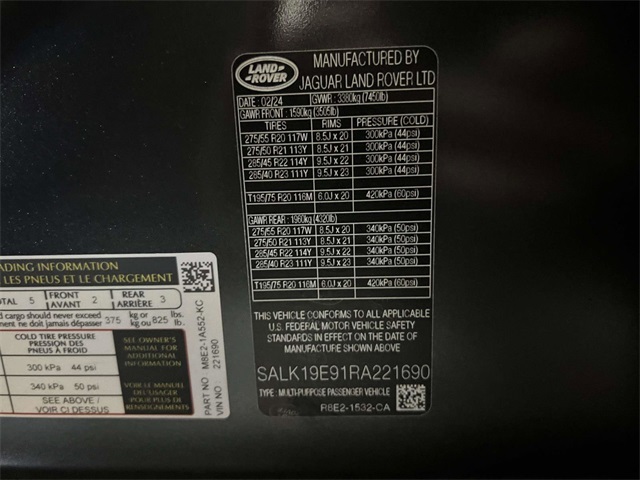 used 2024 Land Rover Range Rover car, priced at $130,991