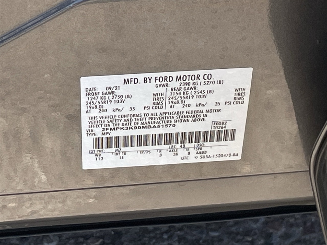 used 2021 Ford Edge car, priced at $18,306