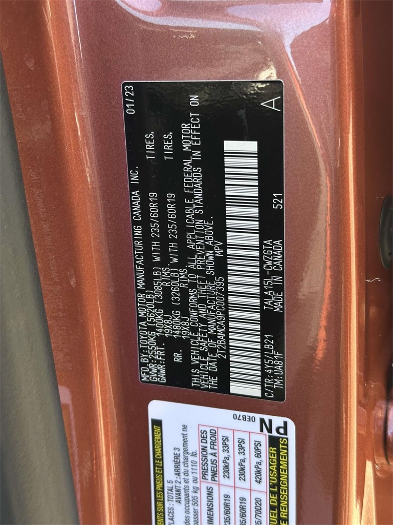 used 2023 Lexus RX car, priced at $51,895