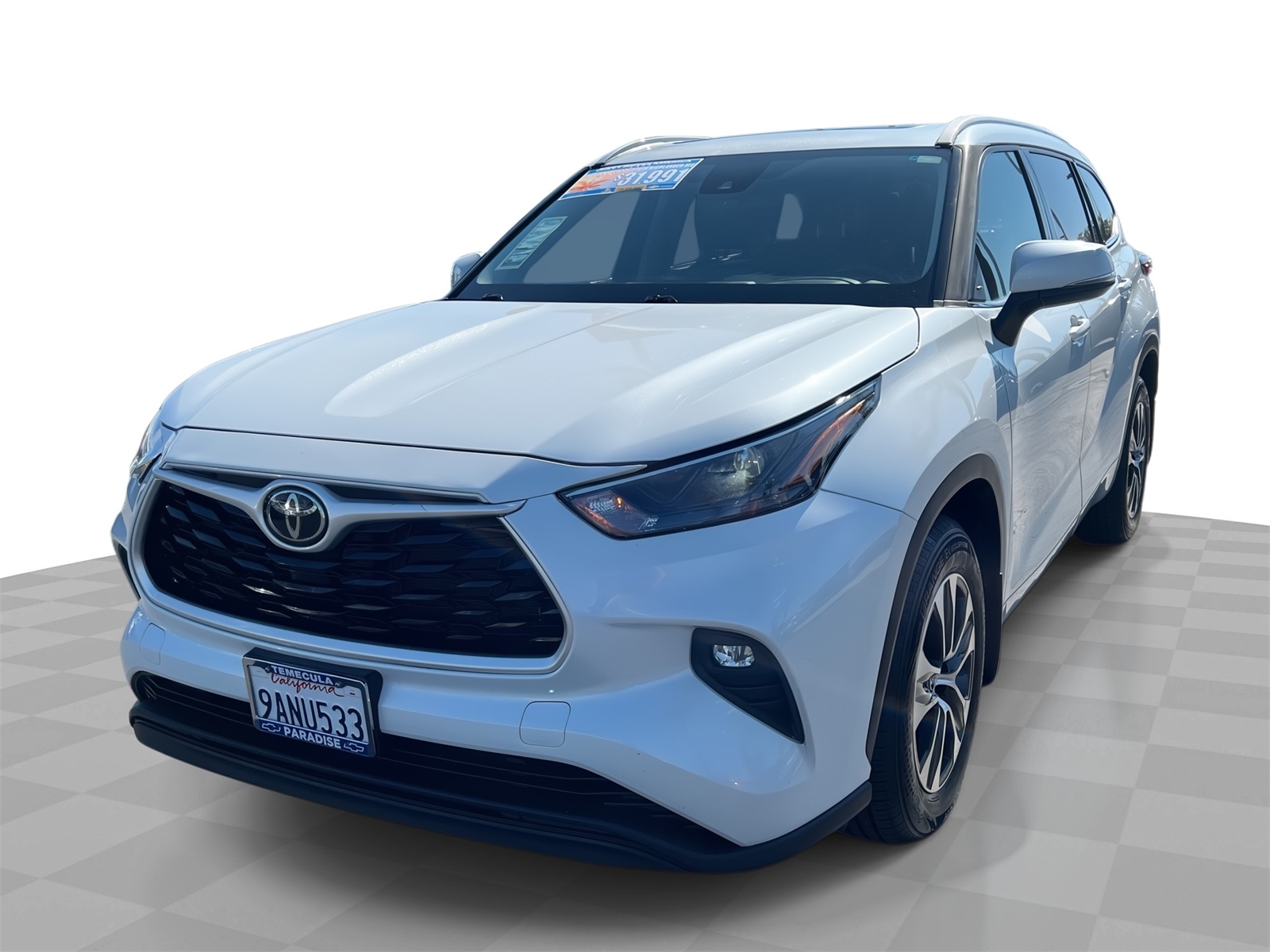 used 2022 Toyota Highlander car, priced at $30,593