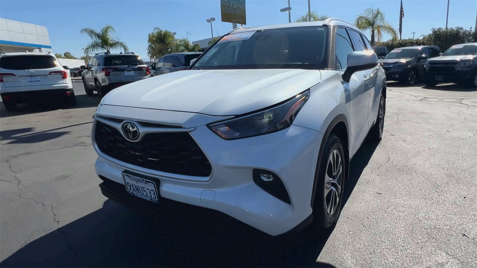 used 2022 Toyota Highlander car, priced at $30,593