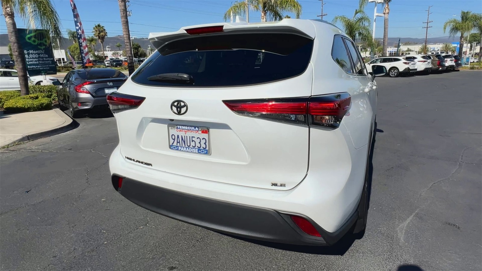 used 2022 Toyota Highlander car, priced at $30,593