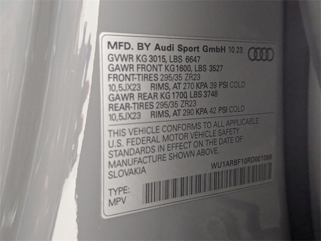 used 2024 Audi RS Q8 car, priced at $108,981