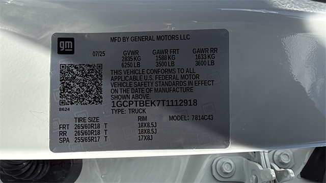 new 2026 Chevrolet Colorado car, priced at $41,060