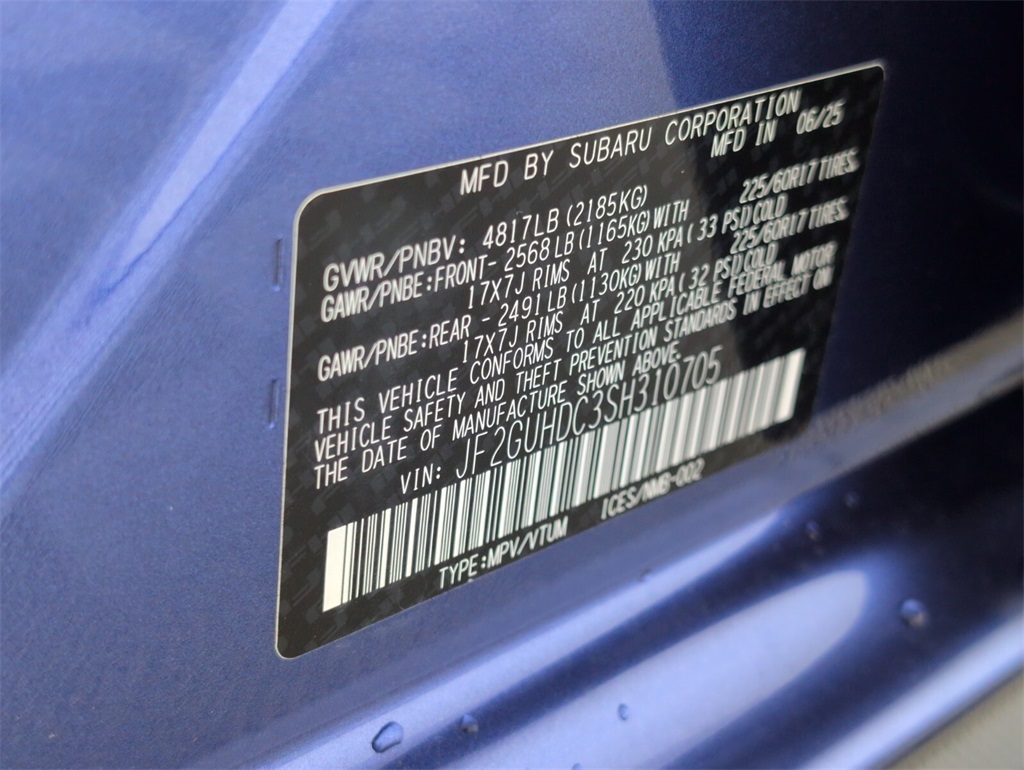new 2025 Subaru Crosstrek car, priced at $32,738