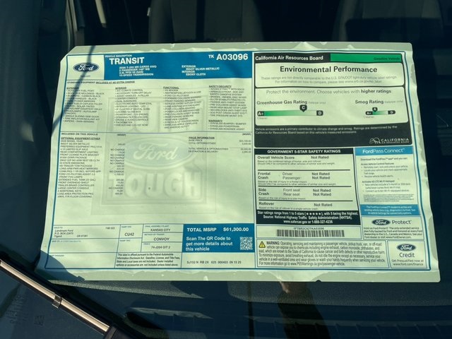 new 2026 Ford Transit-250 car, priced at $60,300