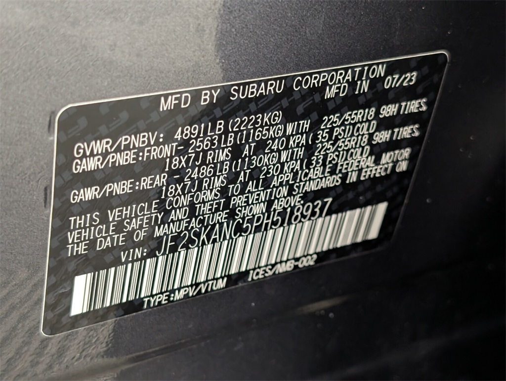 used 2023 Subaru Forester car, priced at $26,988