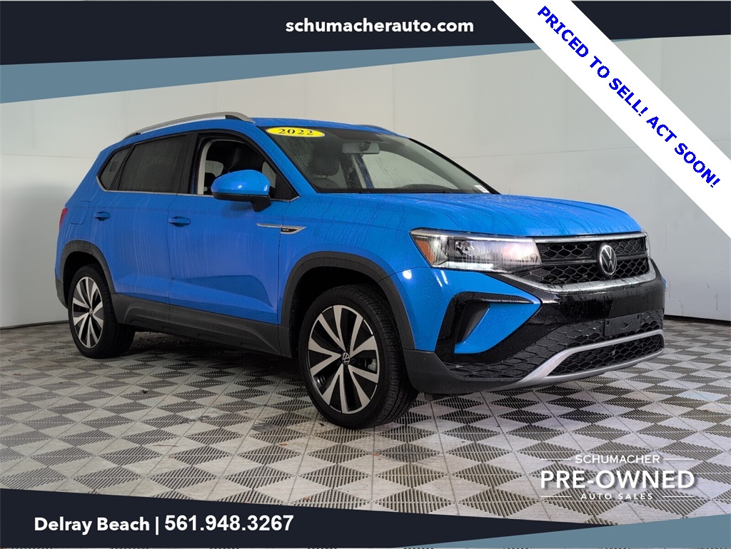 used 2022 Volkswagen Taos car, priced at $17,000