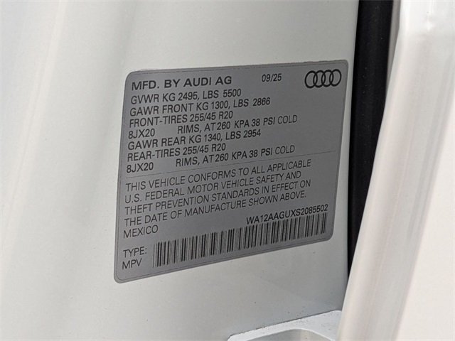 new 2025 Audi All-new Q5 car, priced at $57,950