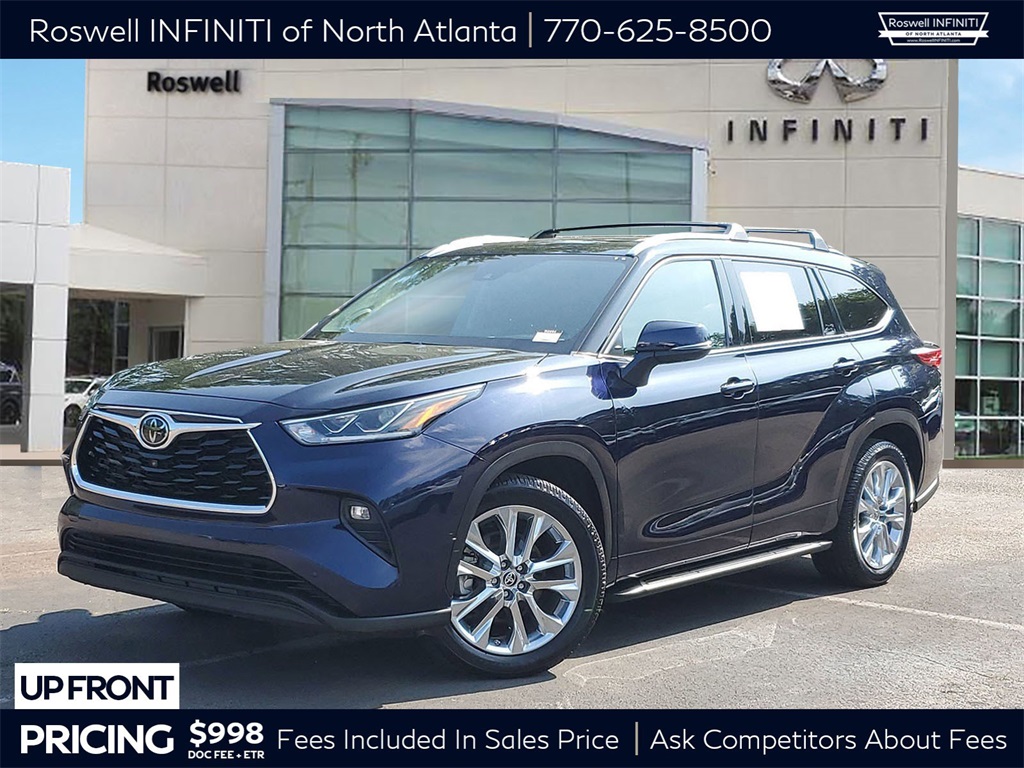 used 2020 Toyota Highlander car, priced at $31,998
