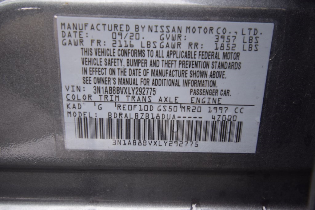 used 2020 Nissan Sentra car, priced at $14,657