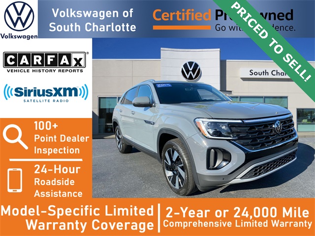 used 2024 Volkswagen Atlas Cross Sport car, priced at $38,988