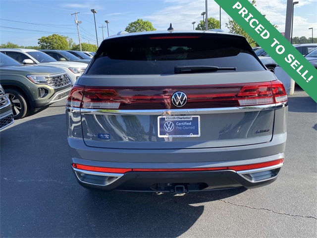 used 2024 Volkswagen Atlas Cross Sport car, priced at $38,988