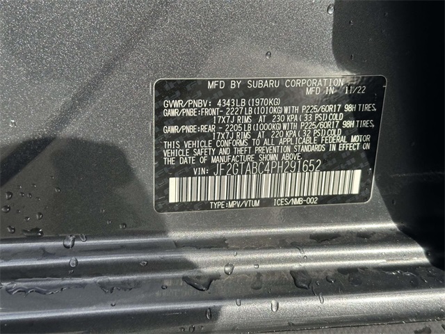 used 2023 Subaru Crosstrek car, priced at $22,083