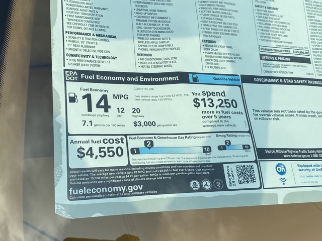 new 2025 Chevrolet Corvette car, priced at $134,800