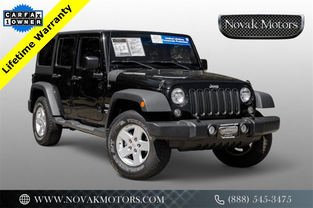 used 2017 Jeep Wrangler car, priced at $22,834