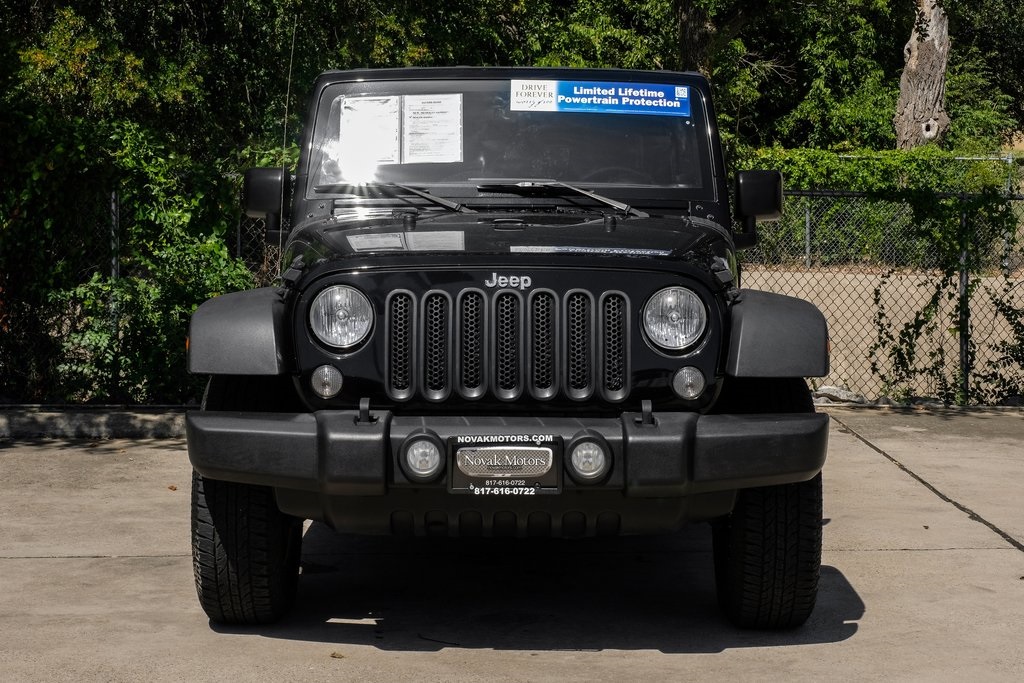 used 2017 Jeep Wrangler car, priced at $21,783