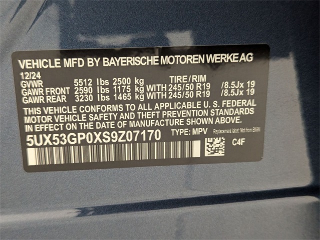 used 2025 BMW X3 car, priced at $50,401