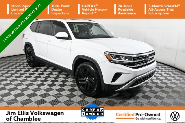used 2021 Volkswagen Atlas car, priced at $23,800