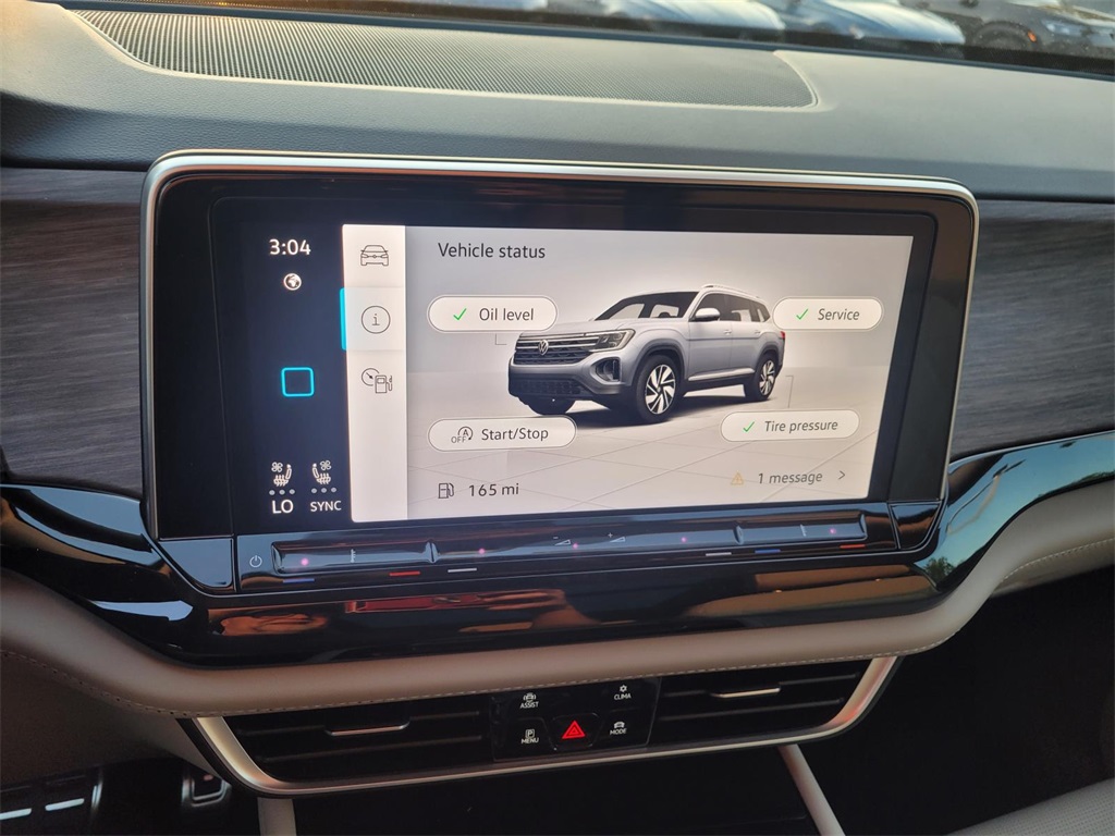 new 2025 Volkswagen Atlas car, priced at $50,841