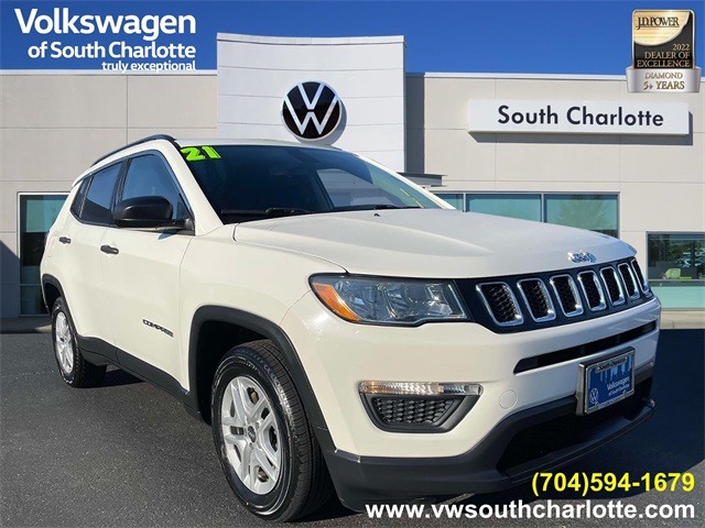 used 2021 Jeep Compass car, priced at $16,926