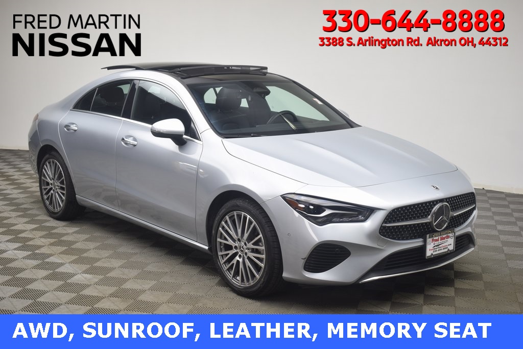 used 2025 Mercedes-Benz CLA car, priced at $39,997