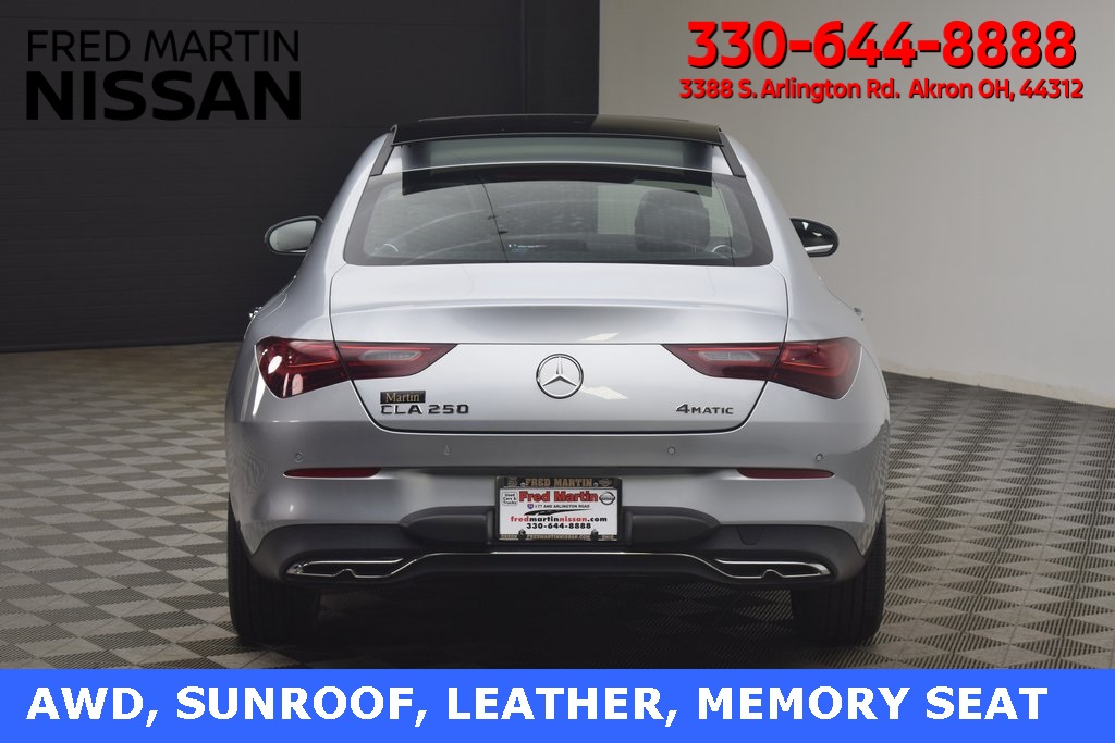 used 2025 Mercedes-Benz CLA car, priced at $39,997